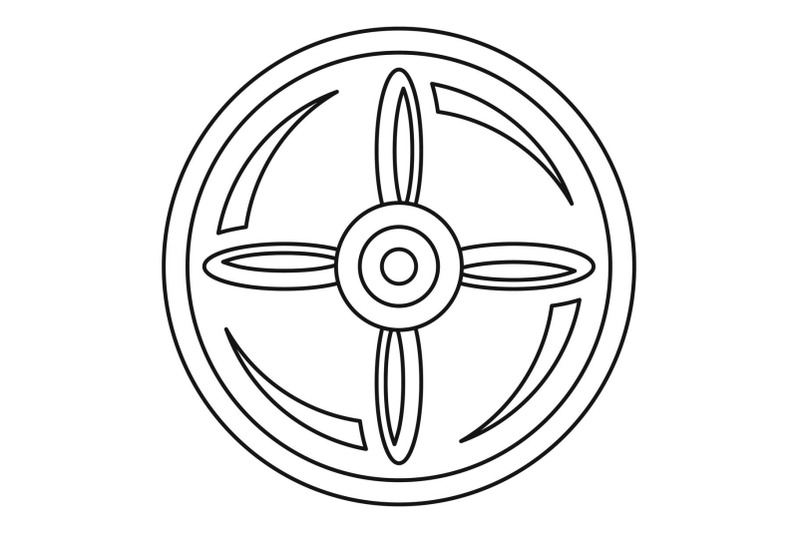 drone-propeller-icon-outline-style