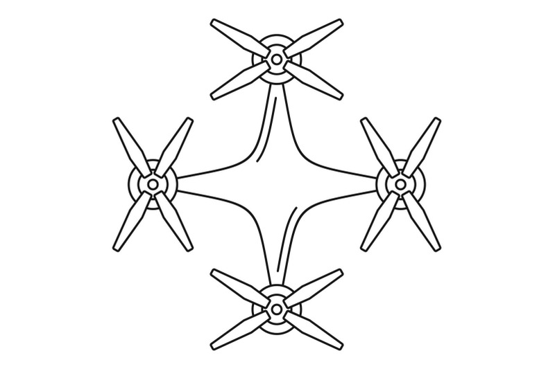 copter-drone-icon-outline-style