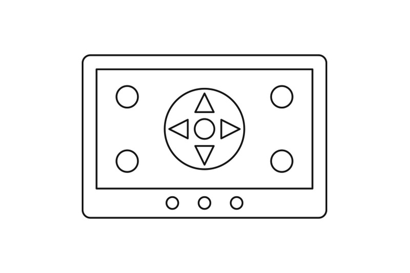 tablet-drone-control-icon-outline-style