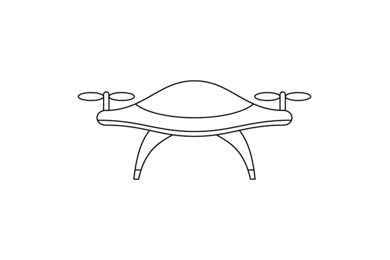 concept-drone-icon-outline-style