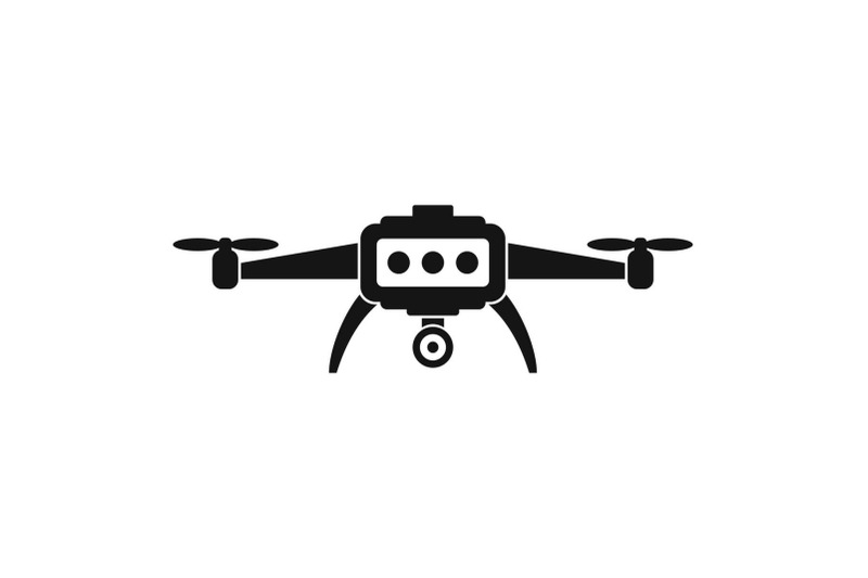 smart-drone-icon-simple-style