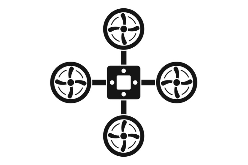 spy-drone-icon-simple-style