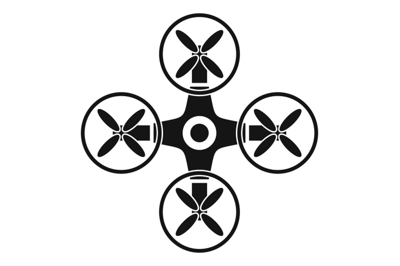 modern-drone-icon-simple-style