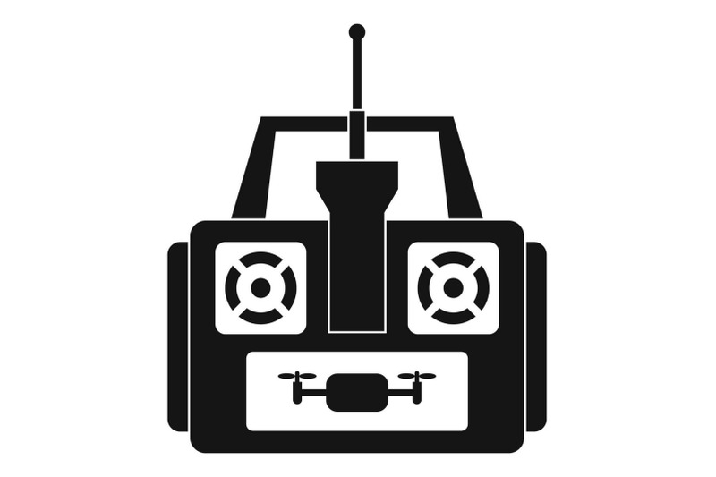 aerial-drone-remote-control-icon-simple-style