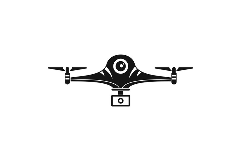 aerial-drone-icon-simple-style