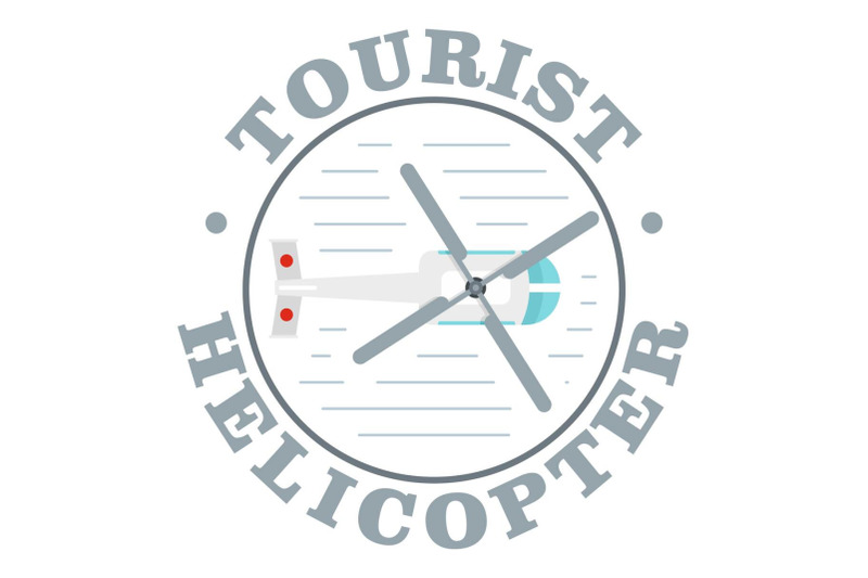 tourist-helicopter-icon-flat-style