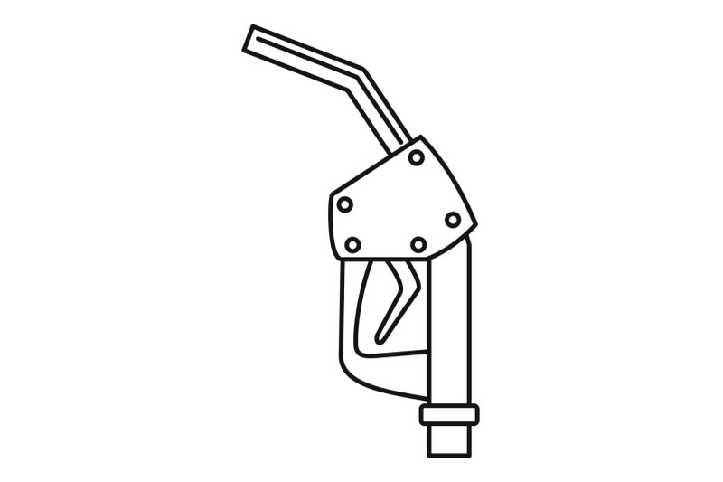 refill-fuel-pistol-icon-outline-style