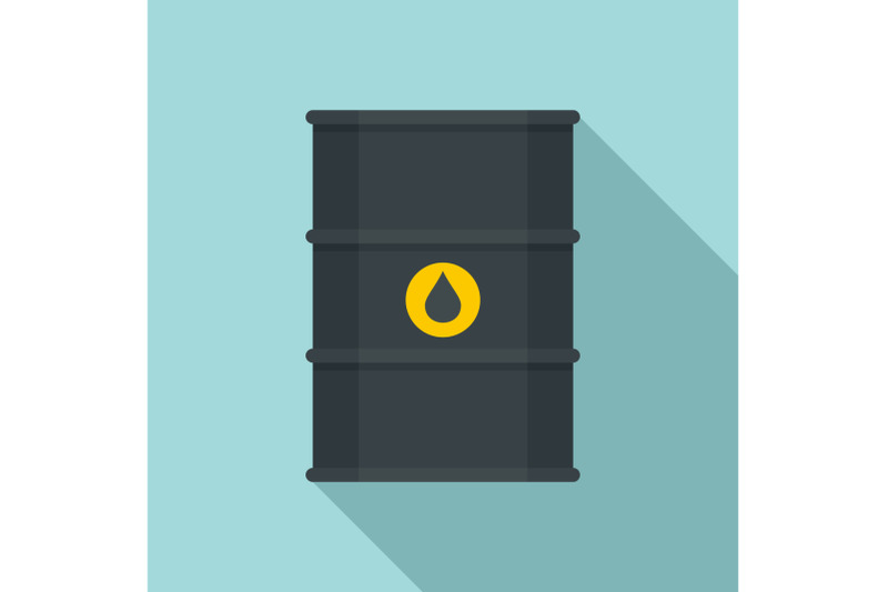 petrol-barrel-icon-flat-style