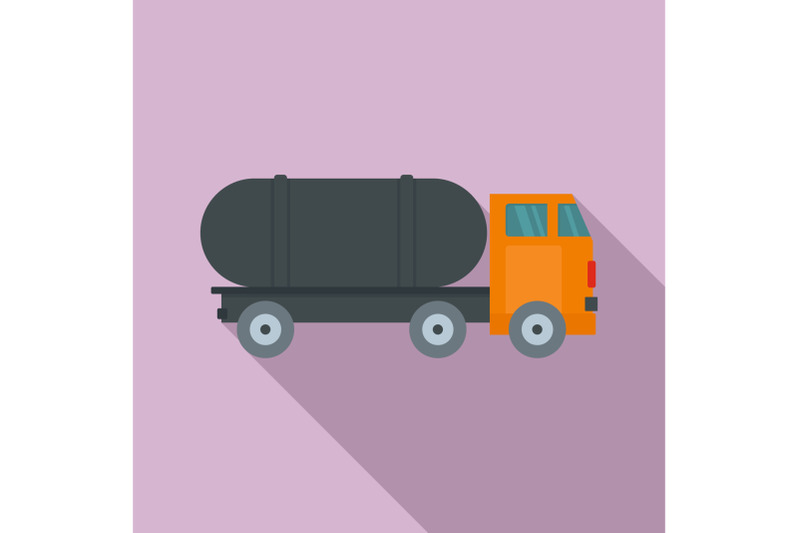 tanker-truck-icon-flat-style