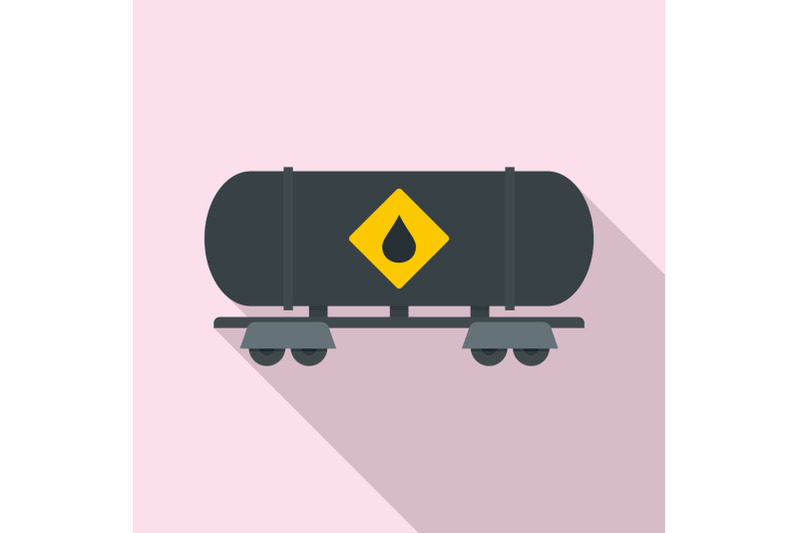 petrol-wagon-icon-flat-style
