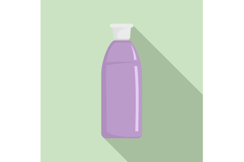 purple-shampoo-bottle-icon-flat-style