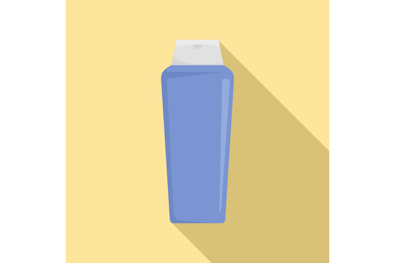 violet-cosmetic-bottle-icon-flat-style