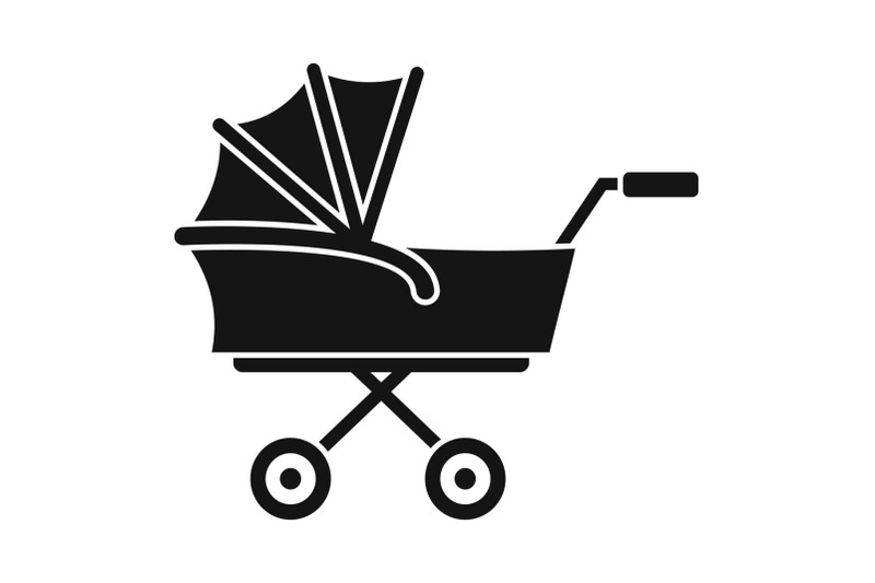 kid-trolley-icon-simple-style