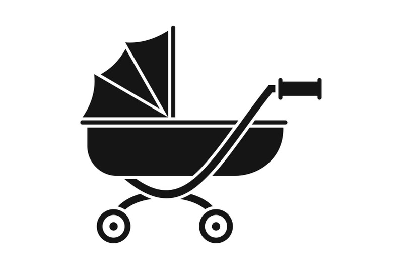 toy-baby-pram-icon-simple-style