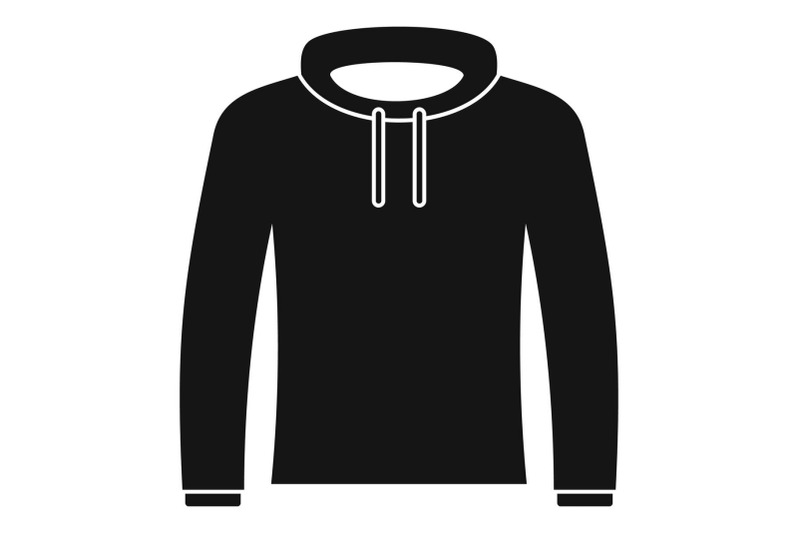 hip-hop-hoodie-icon-simple-style