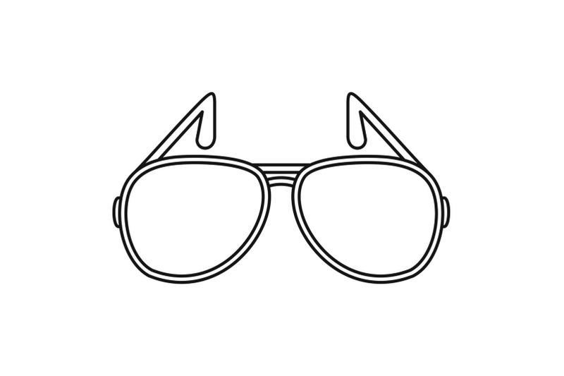 sunglasses-icon-outline-style