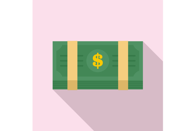 dollar-pack-icon-flat-style