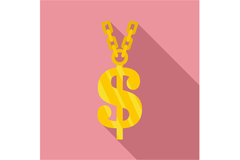 gold-dollar-symbol-icon-flat-style