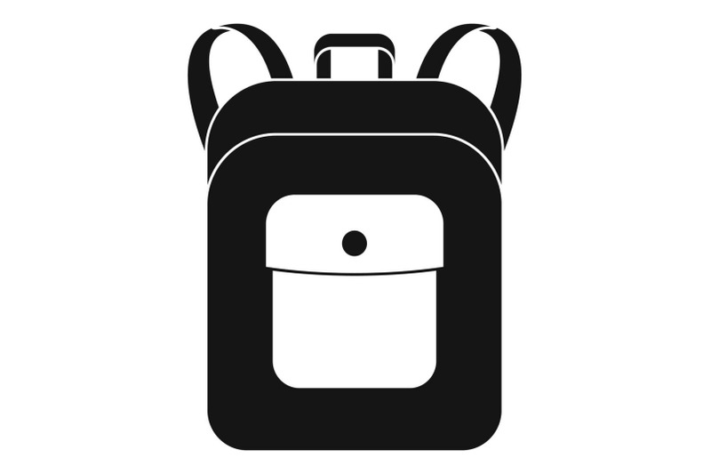 notebook-backpack-icon-simple-style