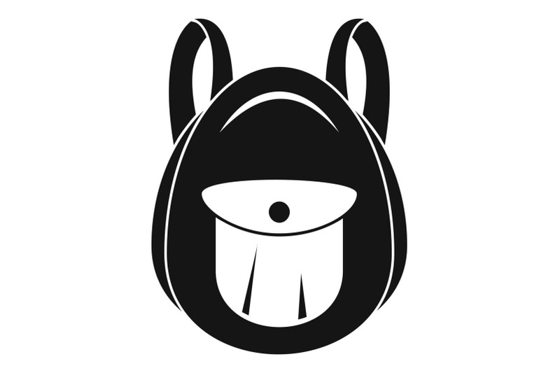 tourist-backpack-icon-simple-style