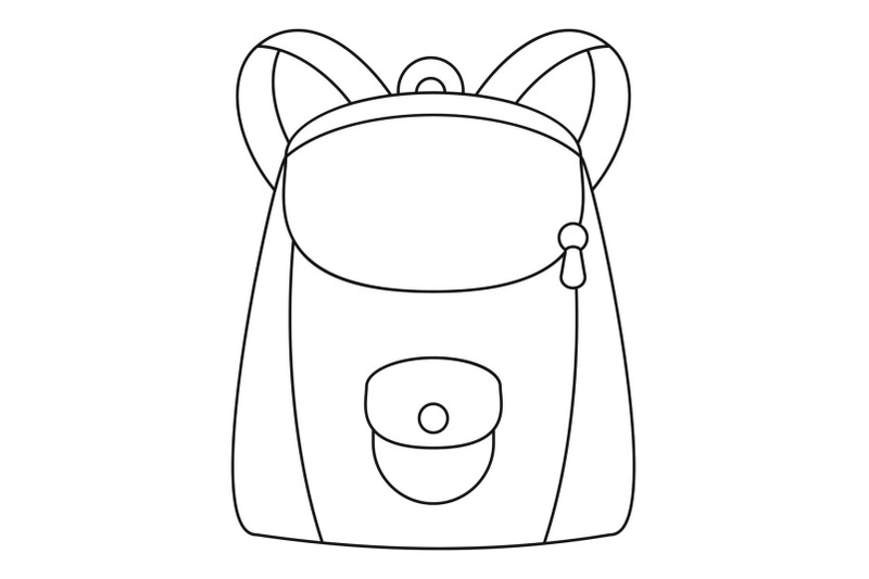 modern-backpack-icon-outline-style