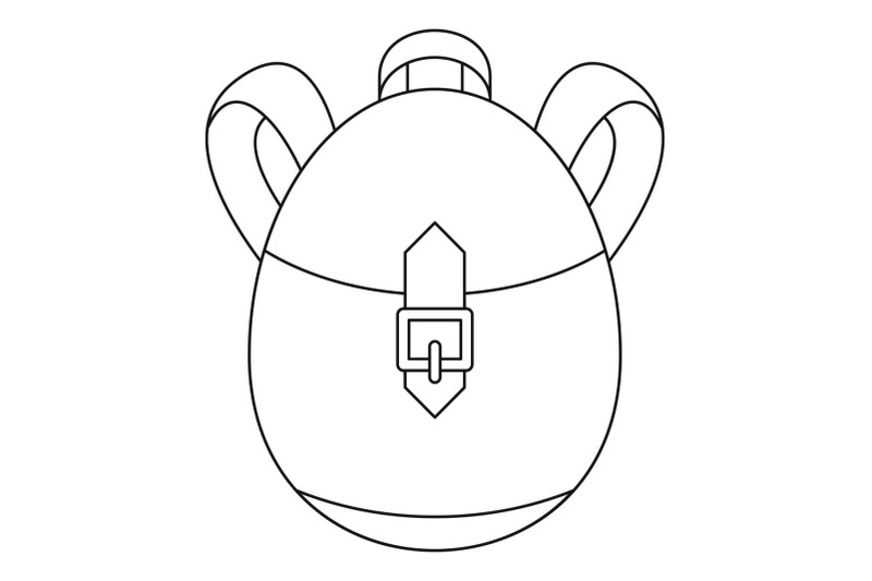rucksack-icon-outline-style