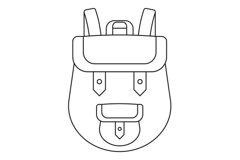 backpack-icon-outline-style