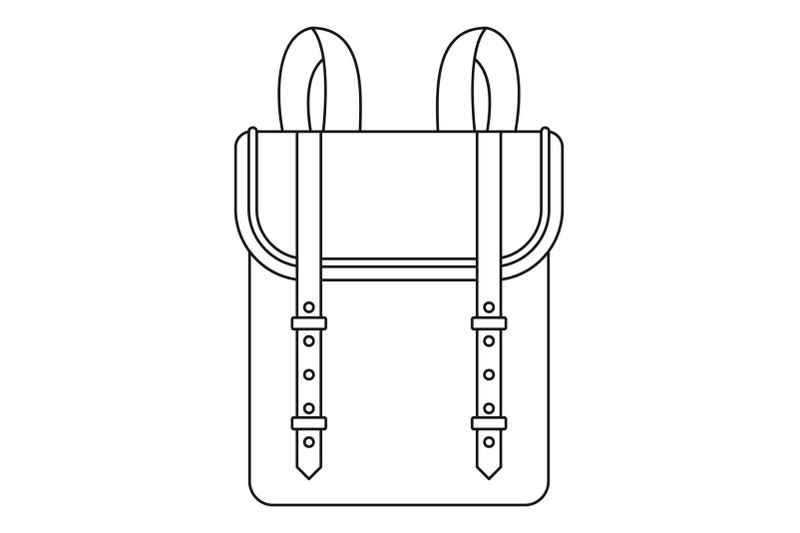 boy-backpack-icon-outline-style