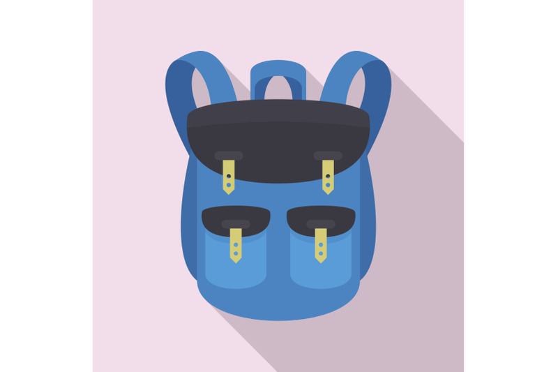 climbing-backpack-icon-flat-style