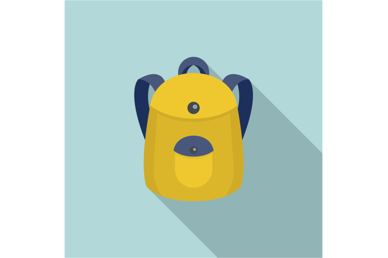 school-backpack-icon-flat-style