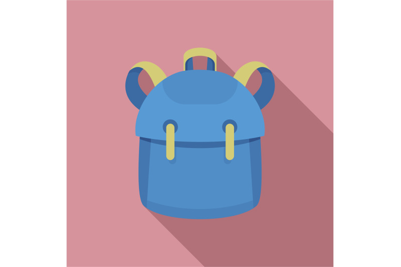 kid-backpack-icon-flat-style