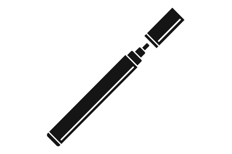 electronical-cigarette-icon-simple-style