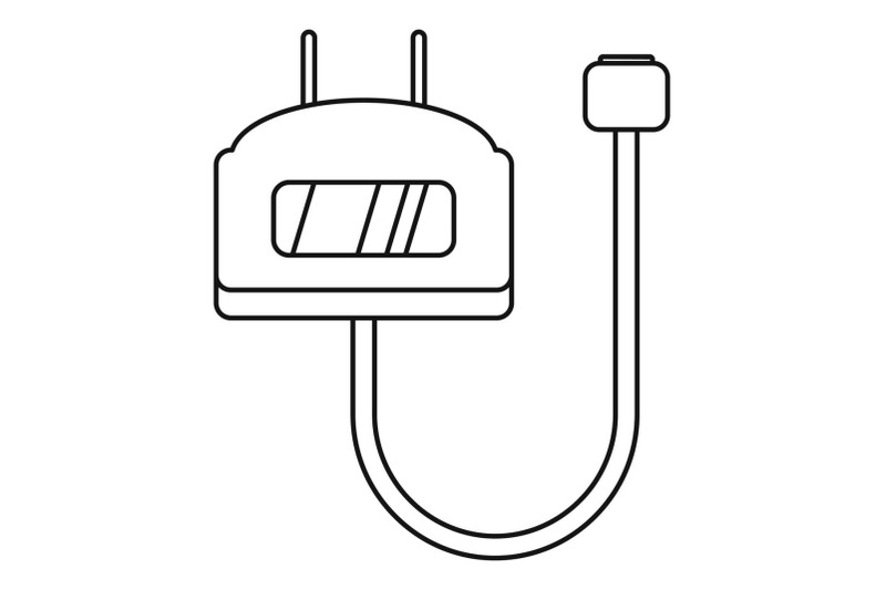 charge-vape-set-icon-outline-style