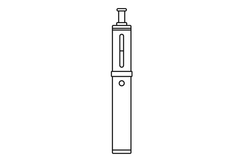 steel-vape-pen-icon-outline-style