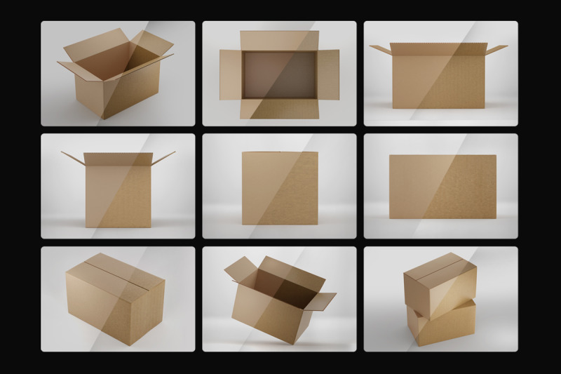 cardboard-box-mockup
