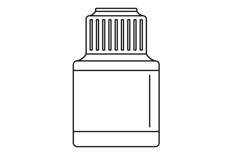 vaping-liquid-bottle-icon-outline-style