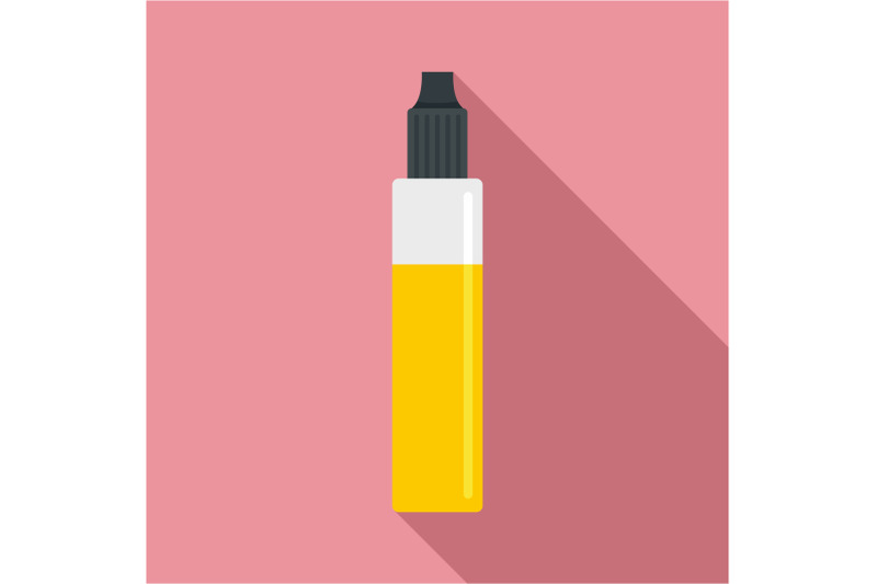 nicotine-liquid-icon-flat-style