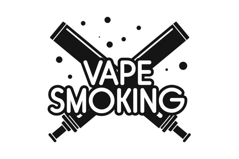 vape-smoking-day-logo-simple-style