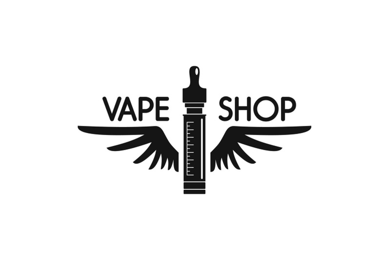 wings-vape-shop-logo-simple-style