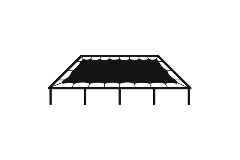 big-trampoline-icon-simple-style