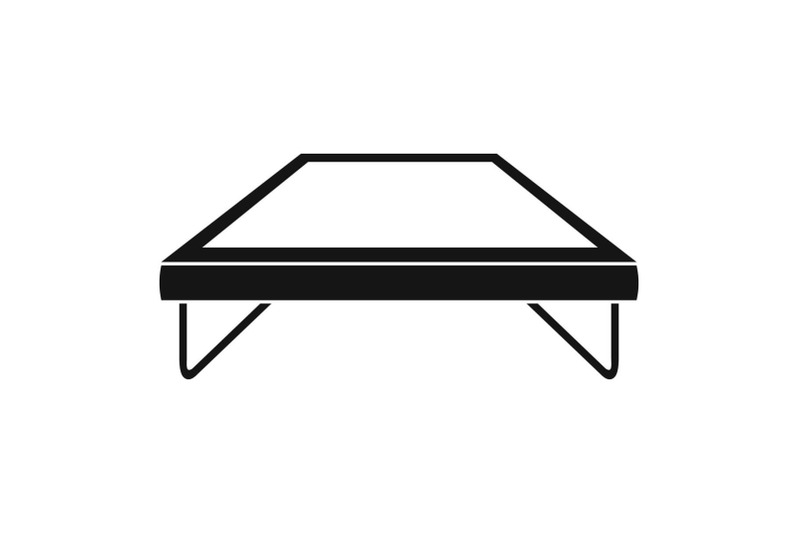 fashion-trampoline-icon-simple-style