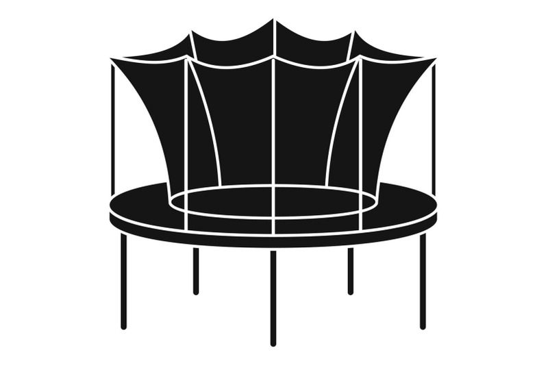 kid-trampoline-icon-simple-style