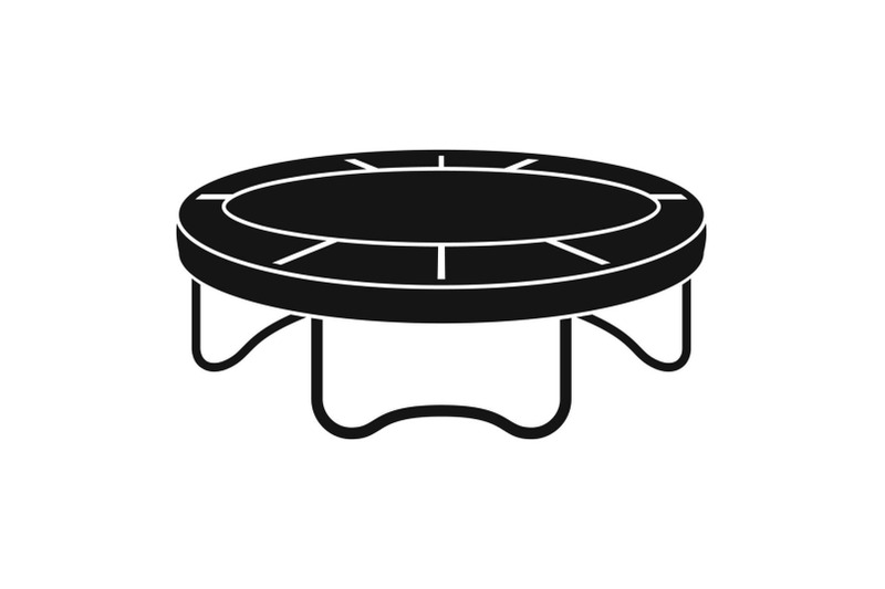 garden-trampoline-icon-simple-style