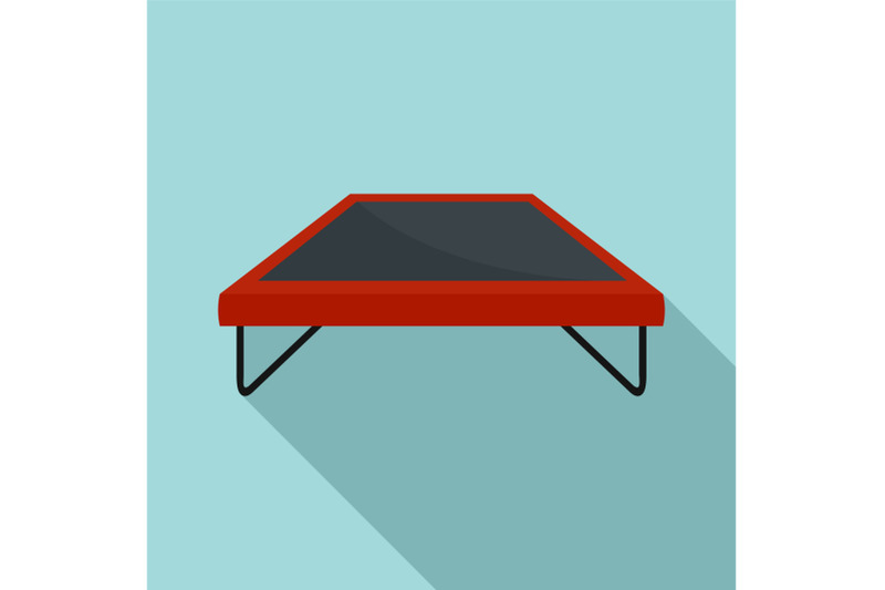 fashion-trampoline-icon-flat-style