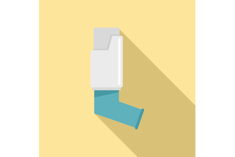 asthma-inhaler-icon-flat-style