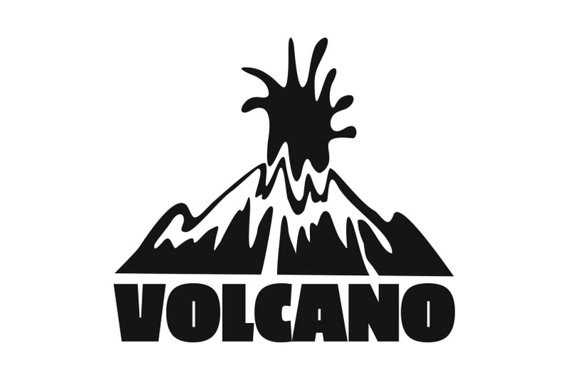 volcano-explosion-logo-simple-style