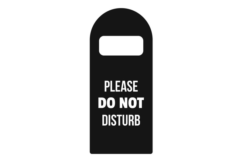 please-do-not-disturb-room-tag-icon-simple-style