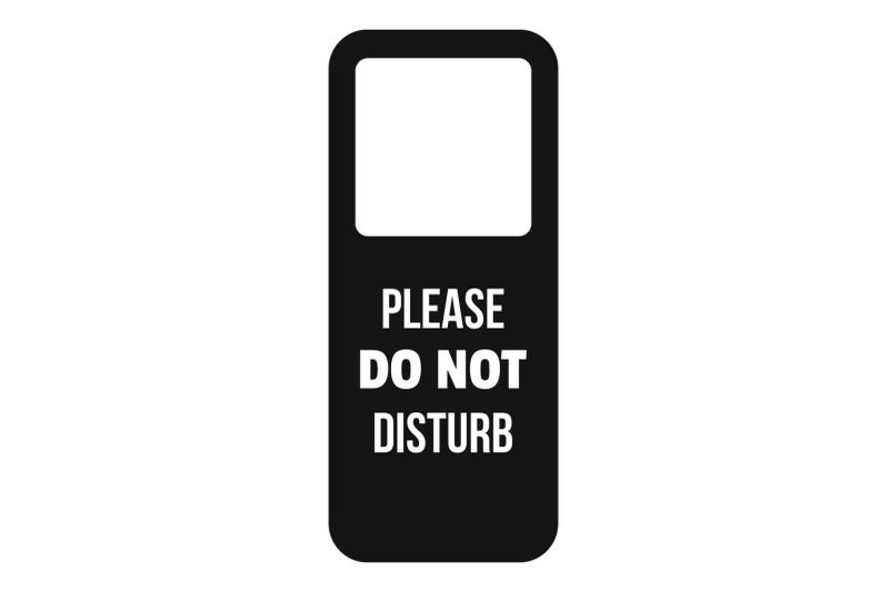 door-hanger-tag-icon-simple-style