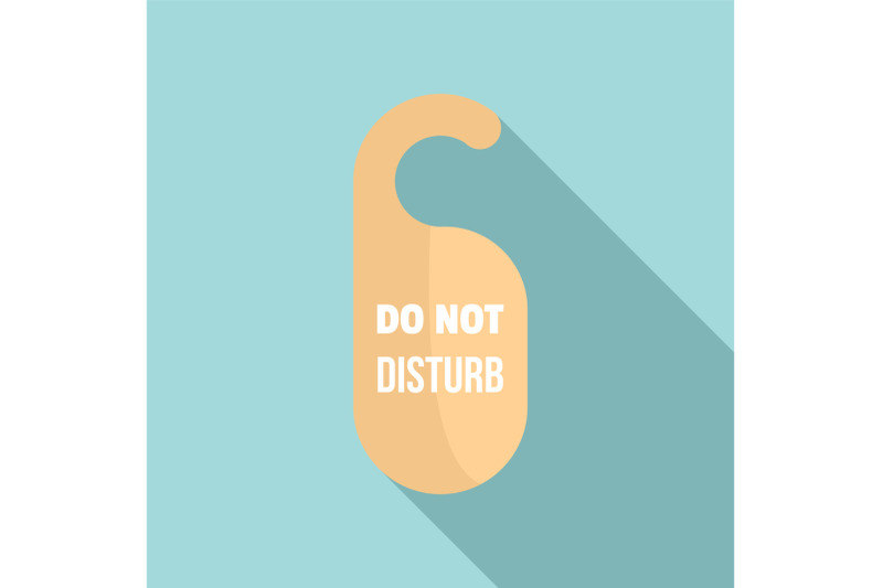 do-not-disturb-hotel-tag-icon-flat-style