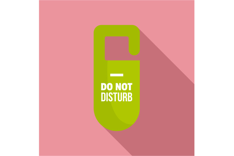 dont-disturb-tag-icon-flat-style
